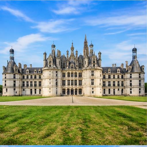 Paris - Château de Chambord — temsili görsel